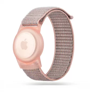 TECH-PROTECT Nylon For Kids Apple AirTag ružové