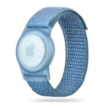 Tech-Protect Nylon pre deti Apple AirTag modrá