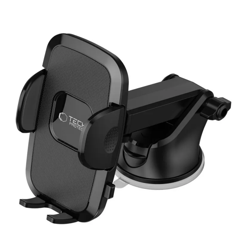 TECH-PROTECT V3 univerzálny držiak na čelné sklo a palubnú dosku do auta čierny