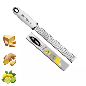 Microplane Premium Classic strúhadlo biele - jemné strúhadlo na kôru