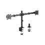 Equip držiak na stôl pre dva monitory 17-35 palcov 360° rotácia 20kg čierny