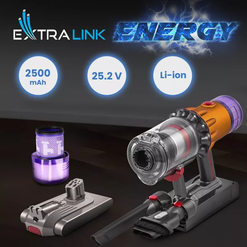 Extralink náhradná batéria pre Dyson V12 25,2V 2500mAh + filter