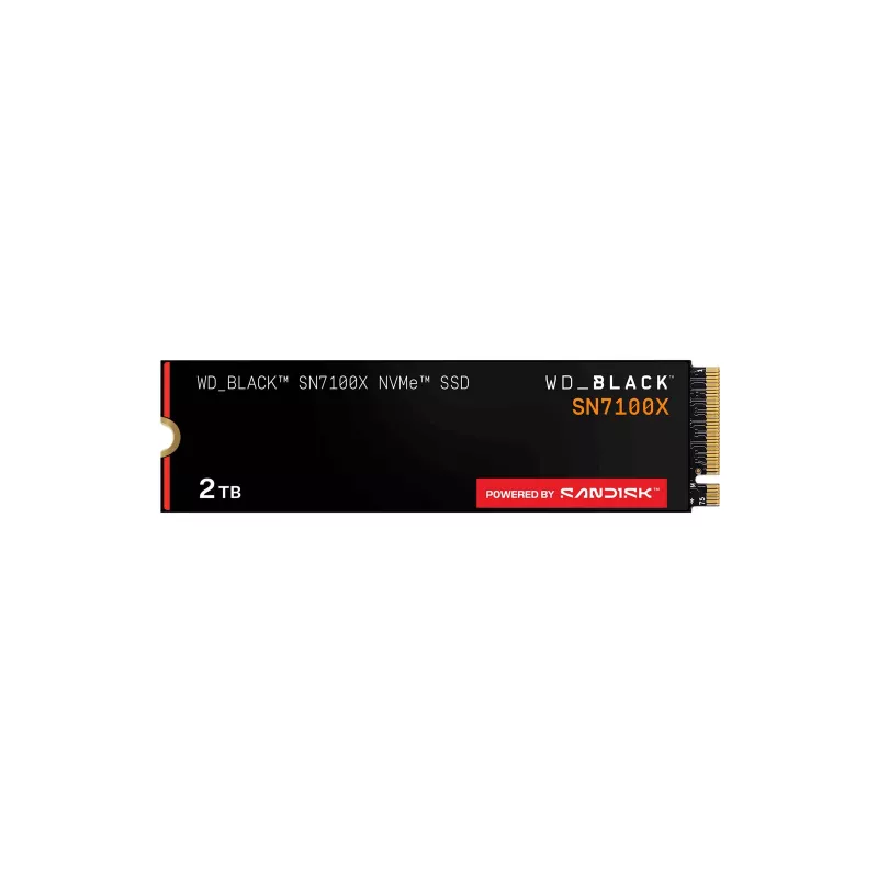 WD WD_BLACK SN7100X - SSD - 2 TB - interný - M.2 2280 - PCI Express 5.0 x4 (NVMe)