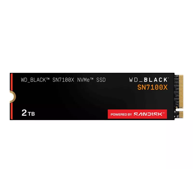 WD WD_BLACK SN7100X - SSD - 2 TB - interný - M.2 2280 - PCI Express 5.0 x4 (NVMe)