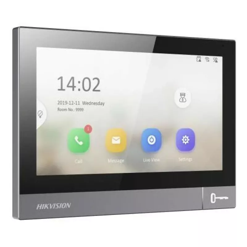 Hikvision DS-KH8381-TE1 IP video interkom vnútorný monitor 7-palcový dotykový displej