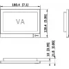 Hikvision DS-KH8381-TE1 IP video interkom vnútorný monitor 7-palcový dotykový displej