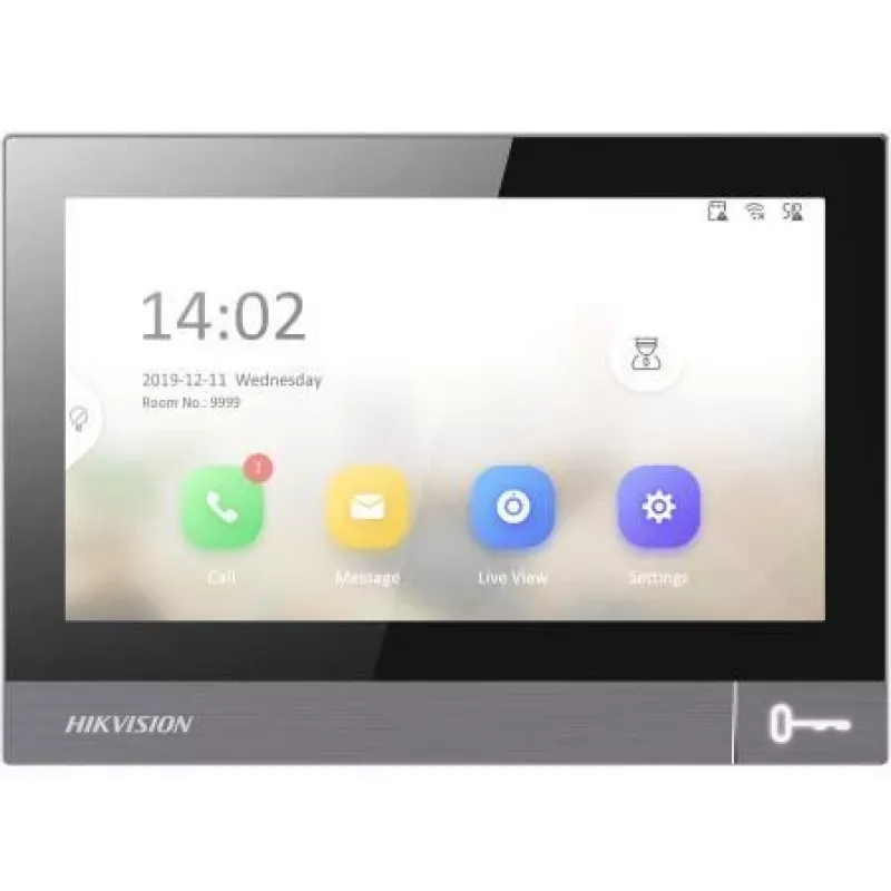 Hikvision DS-KH8381-TE1 IP video interkom vnútorný monitor 7-palcový dotykový displej