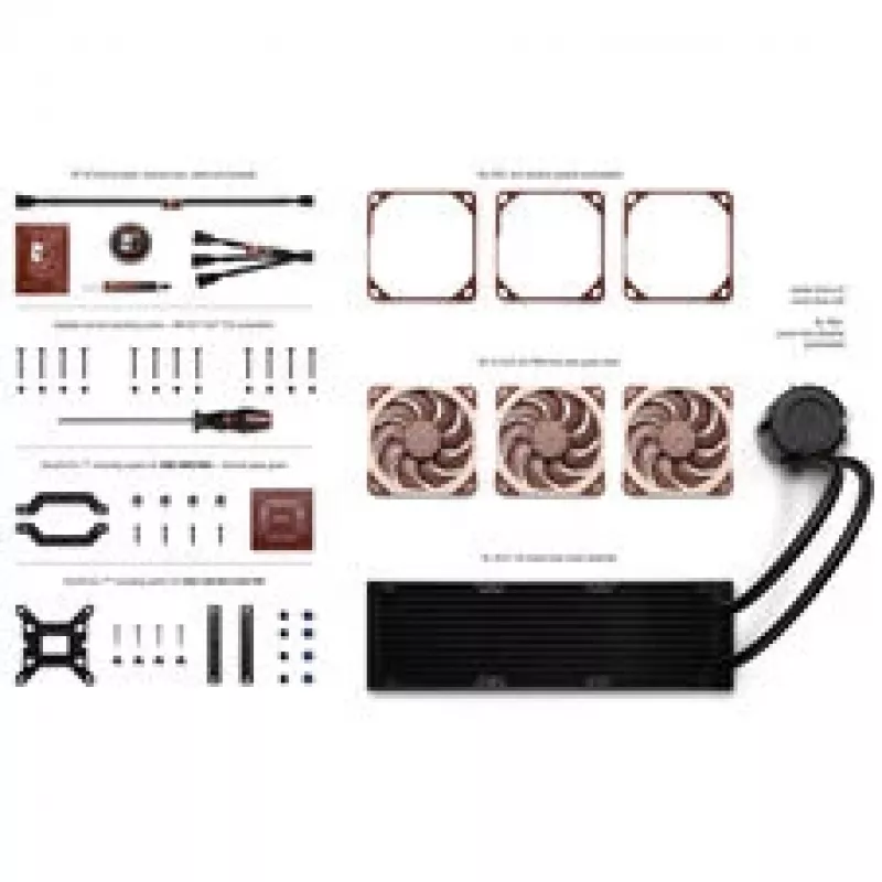 Noctua NL-LC1-36 AIO kvapalinový chladič 360mm, čierny/hnedý