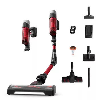 ROWENTA X-Force Flex 9.60 Complete RH2099 akumulátorový vysávač, čierna/červená