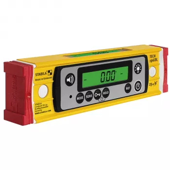 STABILA TECH 196 DL digitálna vodováha, 23 cm