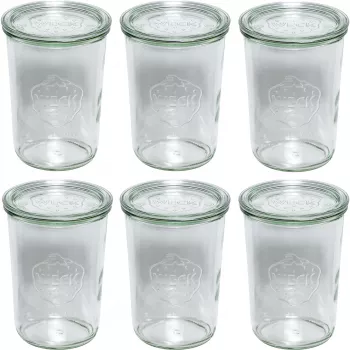 WECK zavárací pohár 850 ml sada 6 ks