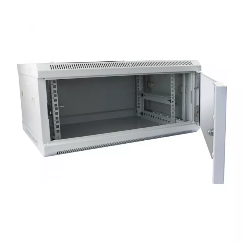 ALLNET ALL-SMC6406GRAU 19 palcový 6U nástenný sieťový rozvádzač svetlosivá séria SMC