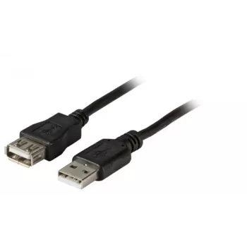 EFB Elektronik USB 2.0 predlžovací kábel A-A konektor samec na samicu 5m sivý Classic
