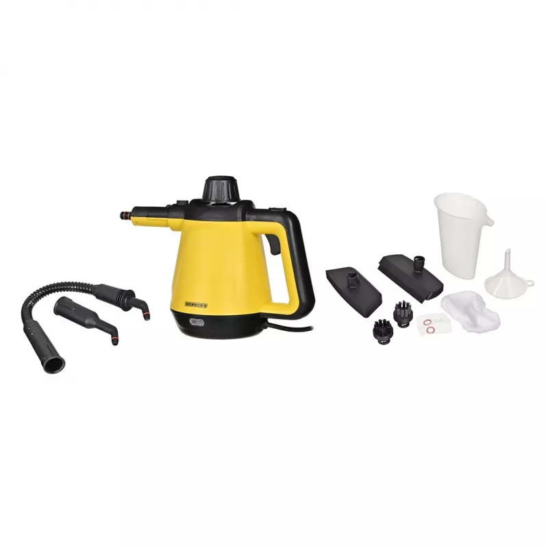 HEINRICH'S HDR 8734 parný čistič, 1000 W, 250 ml, žltá