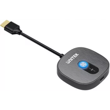 Unitek Dodatočný Wireless HDMI prijímač pre V1711A vysielač, čierny