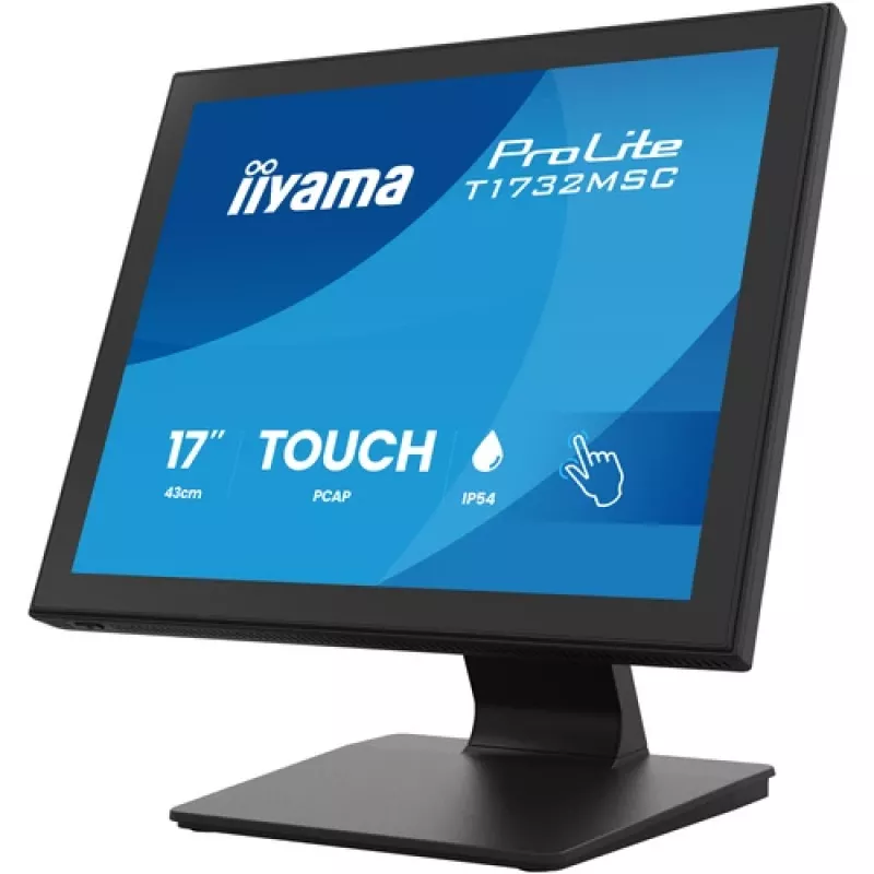 IIYAMA ProLite T1732MSC-B2S 17 palcov PCAP Touch Monitor, 1280x1024, TN LED, 10-Point Multi-Touch, čierny