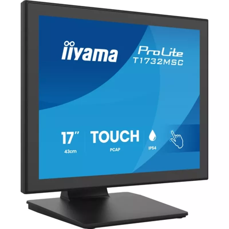 IIYAMA ProLite T1732MSC-B2S 17 palcov PCAP Touch Monitor, 1280x1024, TN LED, 10-Point Multi-Touch, čierny