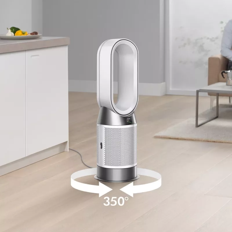 Dyson Purifier Hot+Cool HP1 Čistička vzduchu, ohrievač a ventilátor, 27 m², 61,4 dB, biela/zlatá