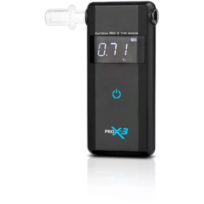 AlcoFind PRO-X-3 alkoholtester s náustkami, 12-mesačná kalibrácia