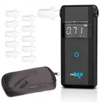 AlcoFind PRO-X-3 alkoholtester s náustkami, 12-mesačná kalibrácia