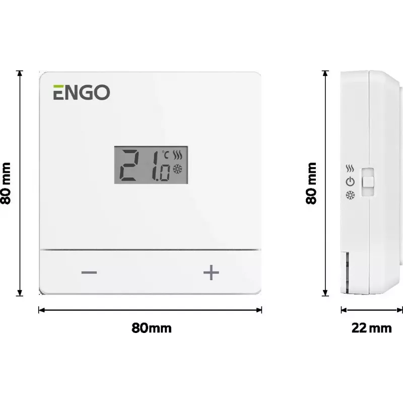 ENGO Controls EASY-BATW regulátor teploty batéria