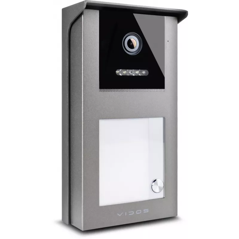 VIDOS IPX S101-1 vonkajší panel s RFID čítačkou, 2MP kamera, PoE, čierna