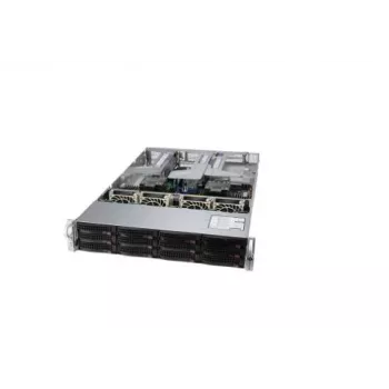 Supermicro SYS-620U-TNR 2U racková serverová platforma, Dual Socket LGA4189, 24x 2,5 palca Hot-Swap NVMe/SATA/SAS, 2x 10GbE, 2000W redundantný Titanium