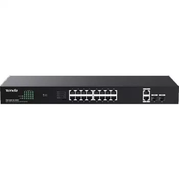 Tenda TEG1120P-16-250W neupravovateľný PoE+ switch 18-portový gigabitový 2 SFP 250W