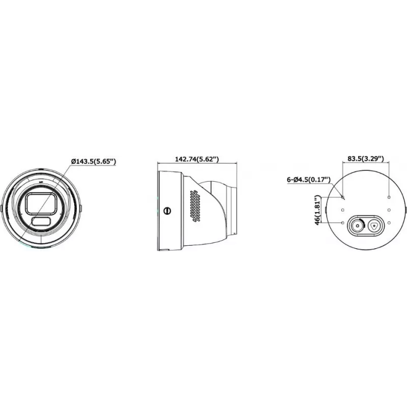 Hikvision DS-2CD2H123G2-LIZS2UY/SL(2.8-12mm)/O-STD 2MP AcuSense turret IP kamera s bleskom a zvukovým upozornením