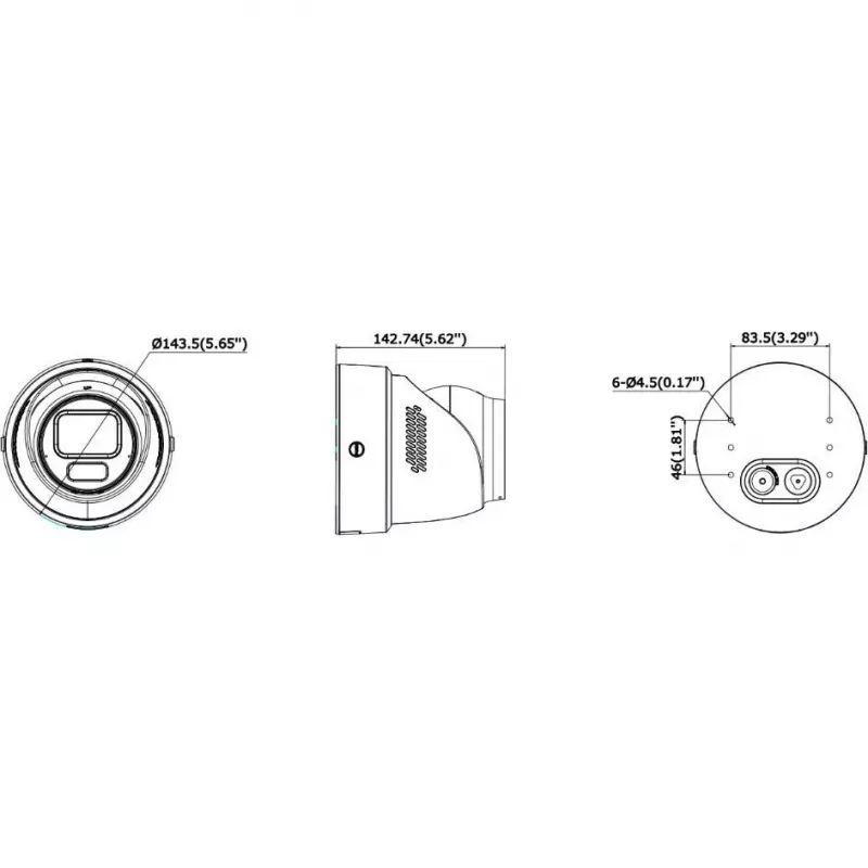 Hikvision DS-2CD2H123G2-LIZS2UY/SL(2.8-12mm)/O-STD 2MP AcuSense turret IP kamera s bleskom a zvukovým upozornením