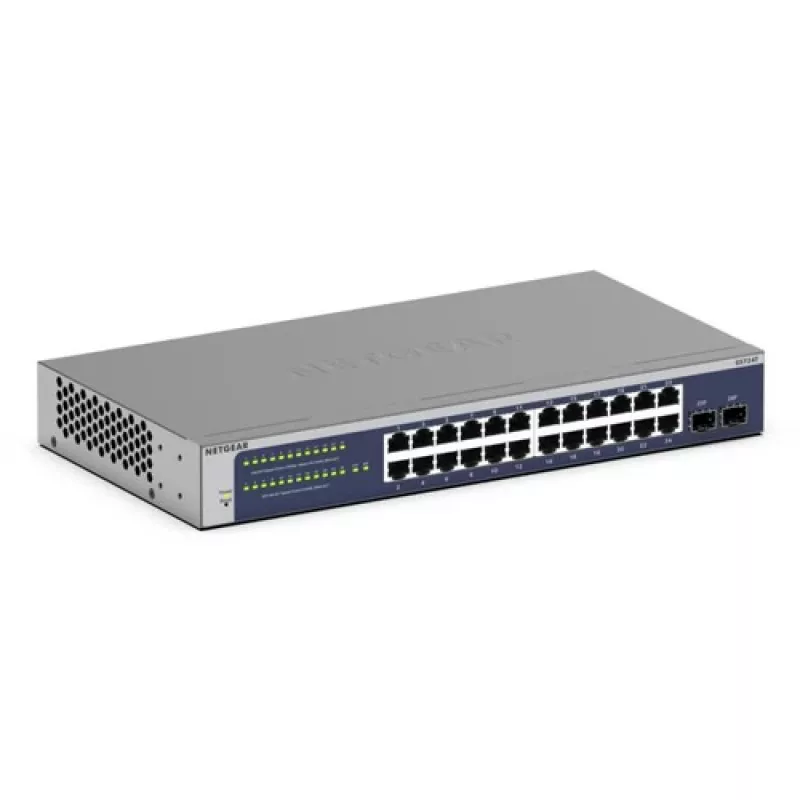 NETGEAR GS724T-600EUS Smart Managed Gigabit switch 24 portov 2x SFP