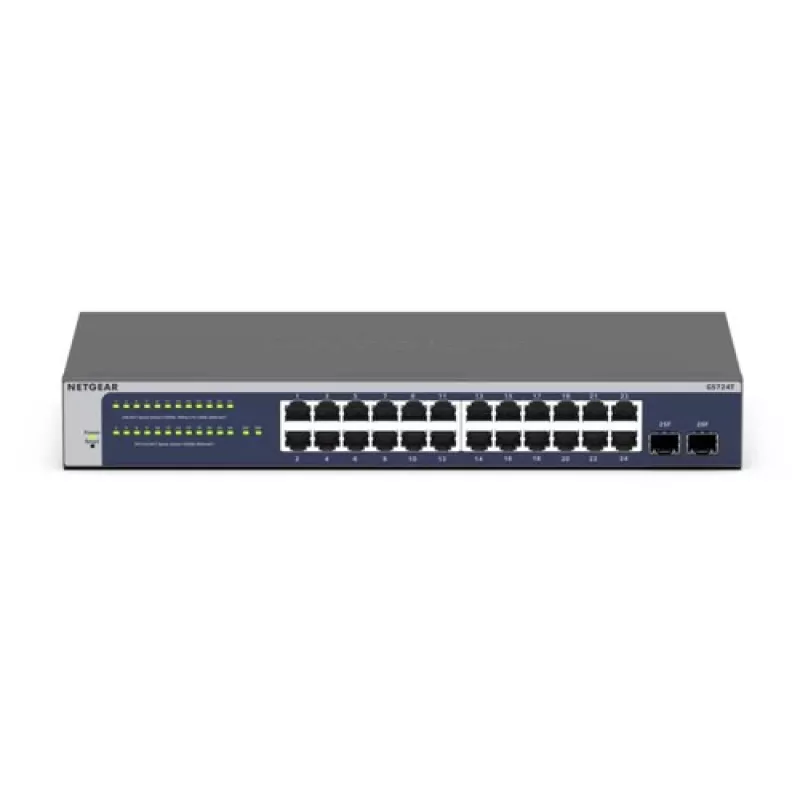 NETGEAR GS724T-600EUS Smart Managed Gigabit switch 24 portov 2x SFP