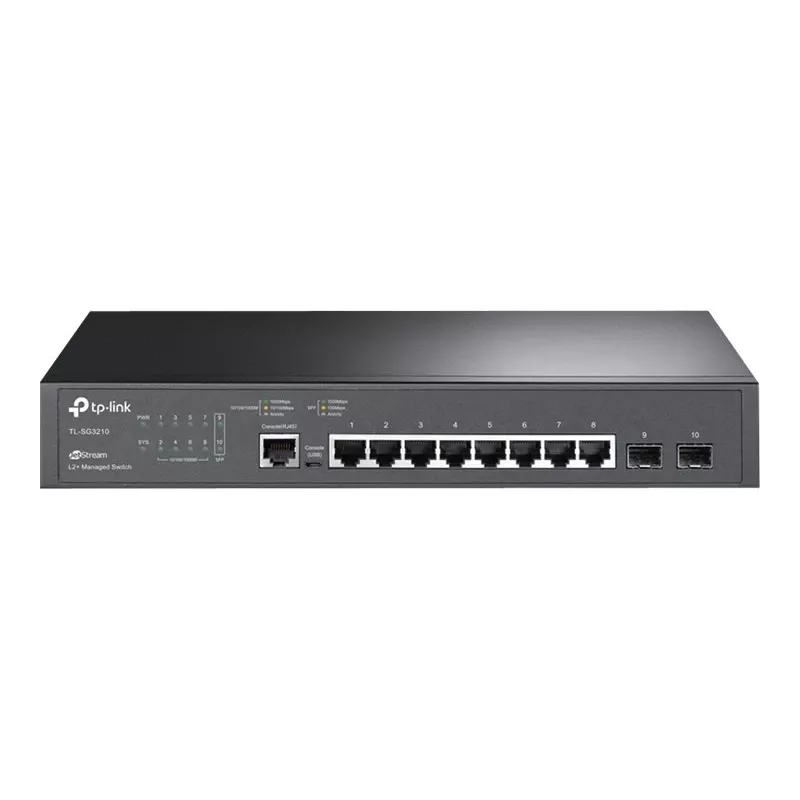 TP-Link LiteWave SG3210 L2 Managed switch s 8 Gigabit portami a 2 SFP slotmi