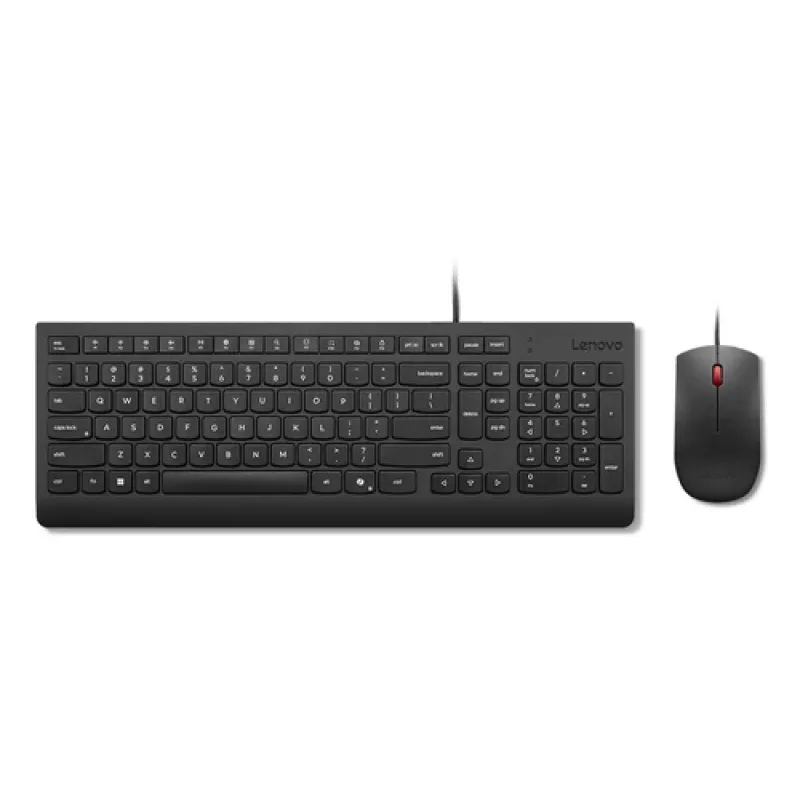 Lenovo Essential Wired Keyboard & Mouse Set Nordic (fínsky/švédsky) Copilot