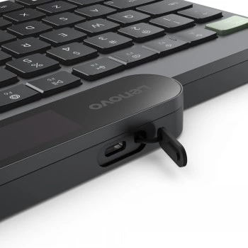 Lenovo Self-Charging Bluetooth Keyboard Nordic (fínsky/švédsky) Storm Grey