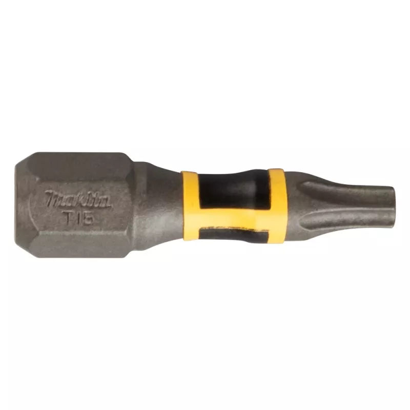 Makita E-25943 torzný bit Impact Premier pre rázový skrutkovač T15 dĺžka 25mm 1/4 palca šesťhran