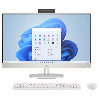 HP 27-cr0475ng All-in-One PC, 27 palcov FHD IPS, Intel Core i7-1355U, 16GB RAM, 1TB SSD, Windows 11 Home, biela