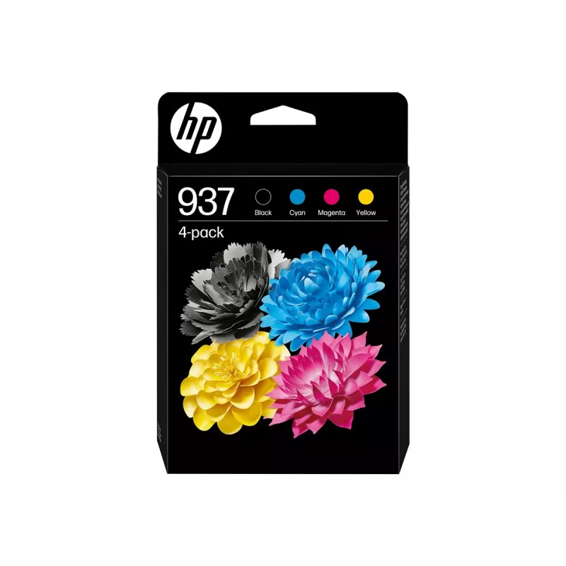 HP 937 CMYK originálna atramentová kazeta 4 balenie