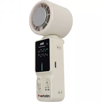 Verbatim Cool inchn´Go Ice Touch Mini ručný ventilátor biely/strieborný 32348