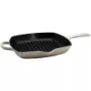 Le Creuset Signature hranatá grilovacia panvica 26cm Meringue