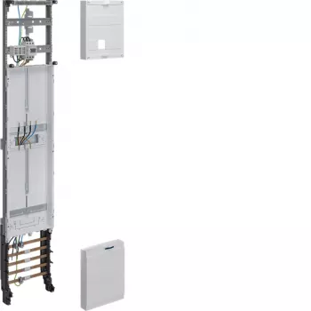 Hager universZ kompletný panel elektromerov 1350mm 1 miesto pre elektromer 1 rezervné miesto NRW/SH/MV/NI