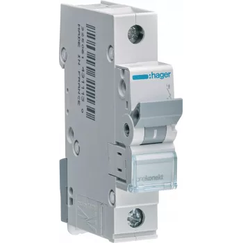 Hager MBN120E istič 6kA, charakteristika B, 20A, 1-pólový