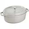 STAUB LA COCOTTE liatinový hrniec oválny 3,2 L, gaštanovosivá