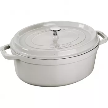 STAUB LA COCOTTE liatinový hrniec oválny 3,2 L, gaštanovosivá