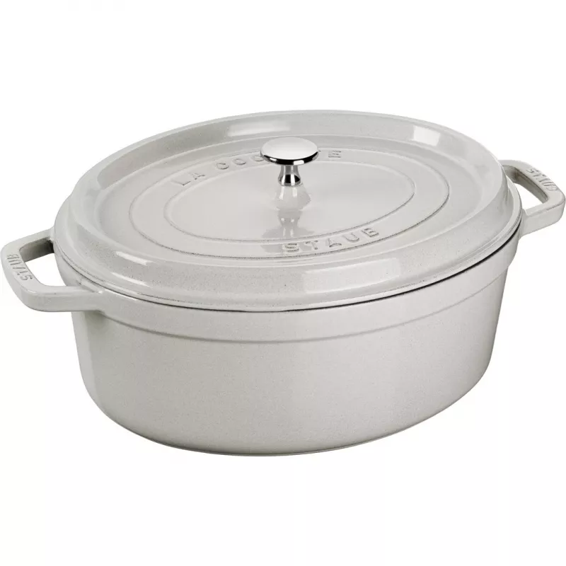 STAUB LA COCOTTE liatinový hrniec oválny 3,2 L, gaštanovosivá