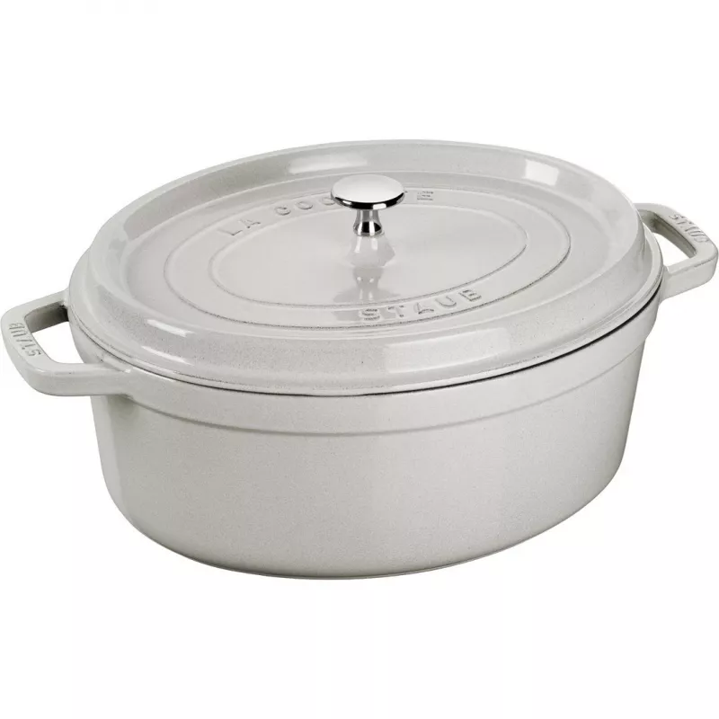 STAUB LA COCOTTE liatinový hrniec oválny 3,2 L, gaštanovosivá