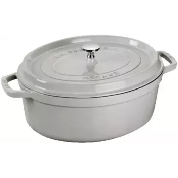 STAUB LA COCOTTE liatinový hrniec oválny 3,2 L, gaštanovosivá