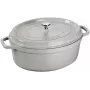 STAUB LA COCOTTE liatinový hrniec oválny 3,2 L, gaštanovosivá