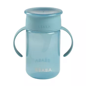 Beaba tréningový hrnček 360° modrý 200 ml