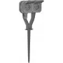 Legrand 069759L Plexo New Garden Power Post 2-násobná predkonfigurovaná zásuvka Schuko IP44 bridlicová sivá